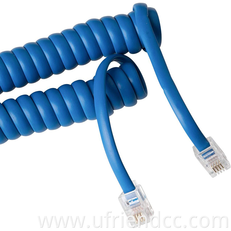 RJ11 6P4C Male to Male Router and Mode Cable Phone Cord Telephone Plug High Speed Internet Broadband